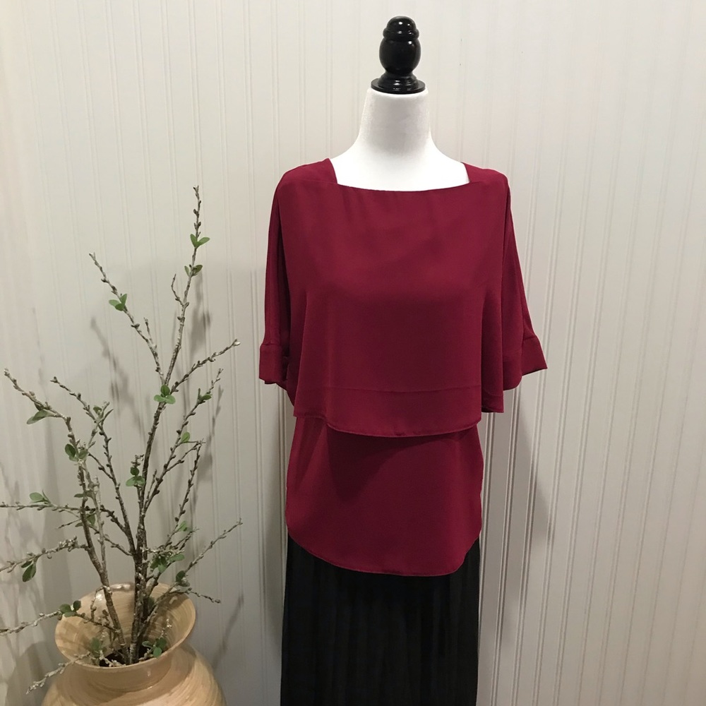 CAPE BLOUSE - Picture 10 of 12